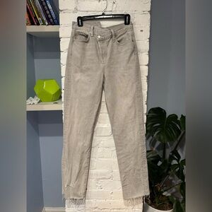 AGOLDE Gray Criss Cross‎ Jeans Size 26 Grey